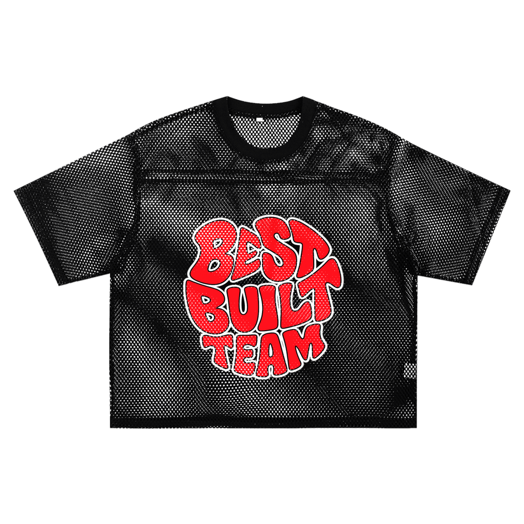 See-through Boxy Net T-Shirt