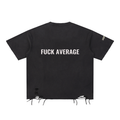 Snow Washed Raw-Hem T-Shirt