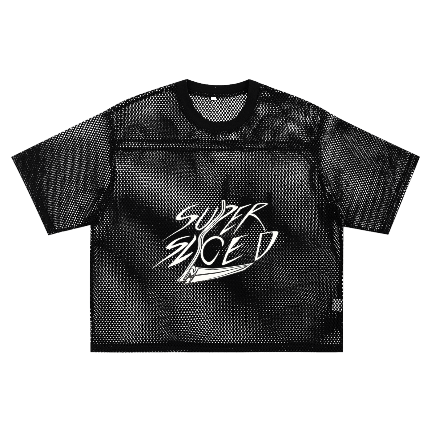 See-through Boxy Net T-Shirt