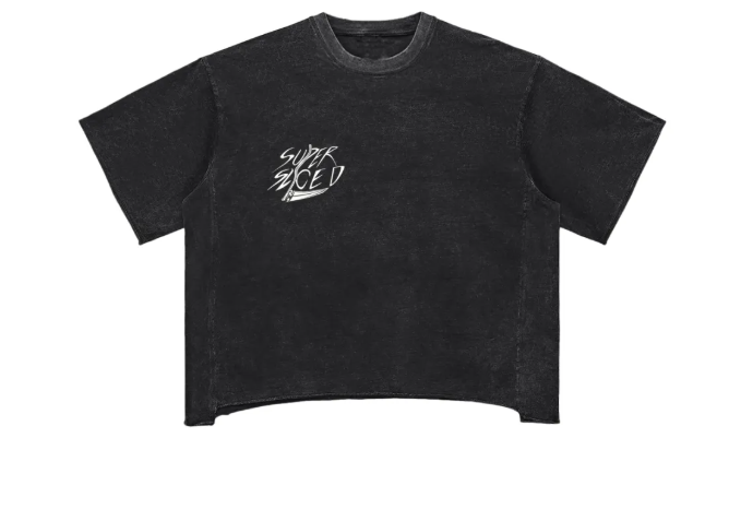 Raw Edge Washed Boxy T Shirt