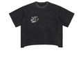 Raw Edge Washed Boxy T Shirt