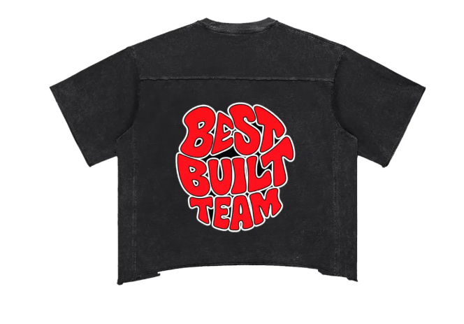Raw Edge Washed Boxy T Shirt