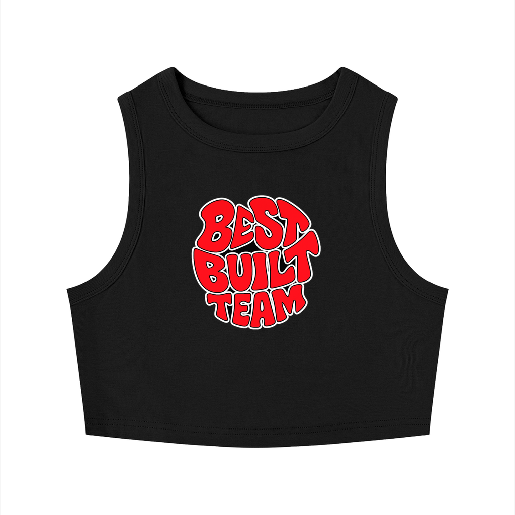 Women's Tight Crewneck Crop Tank Top