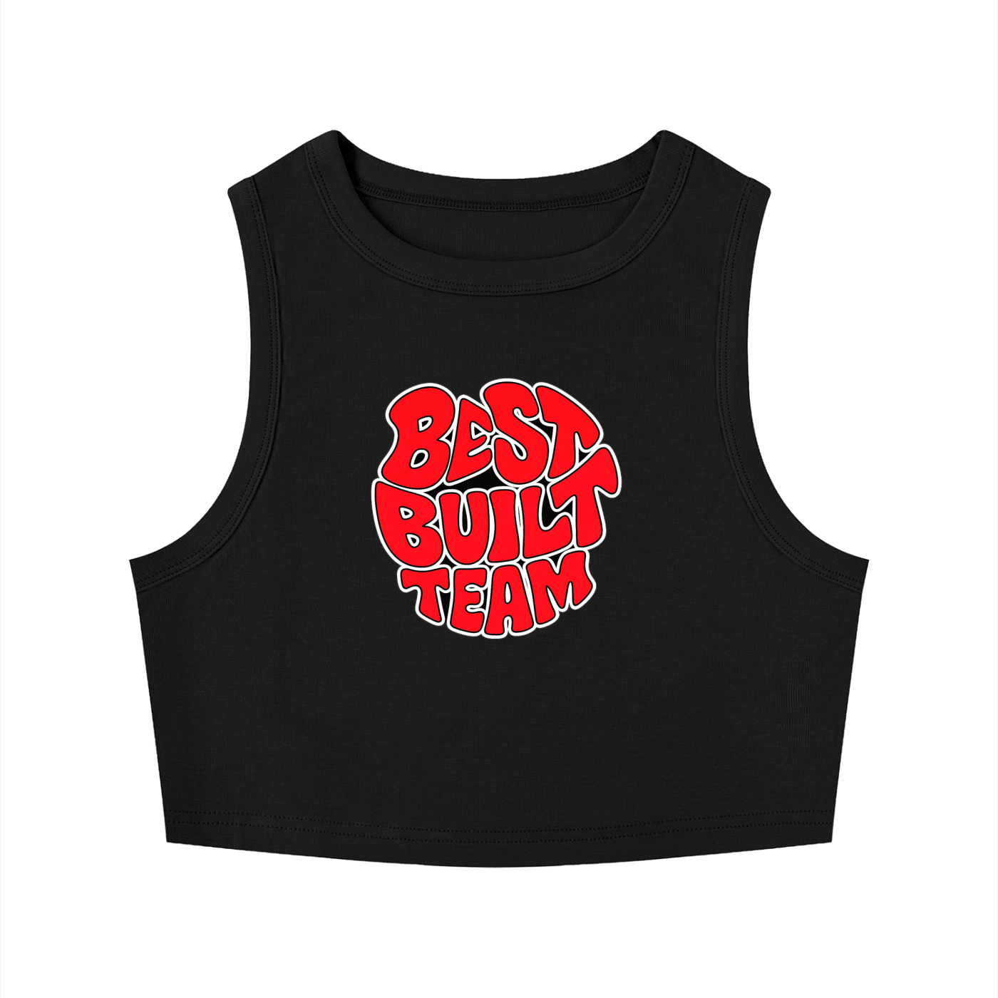 Women's Tight Crewneck Crop Tank Top