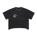 Raw Edge Snow Washed Boxy T-Shirt